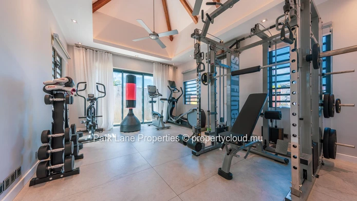 Elegant 4-Bedroom Villa with Heated Pool, Gym, and Office