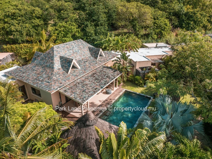 Oasis Tropicale: Villa de luxe au pied de la montagne