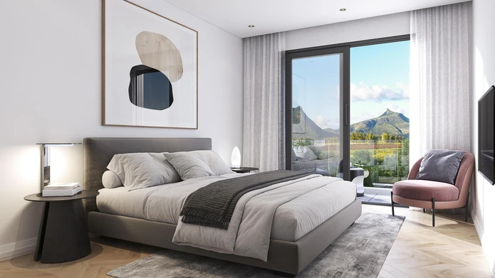 Modern 2-bedroom apartment with pool access in Moka’s Smart City – Ideal for residents and investors