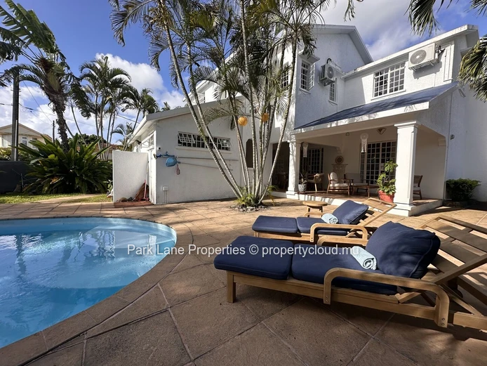 Authentic family home with spacious interiors and private pool