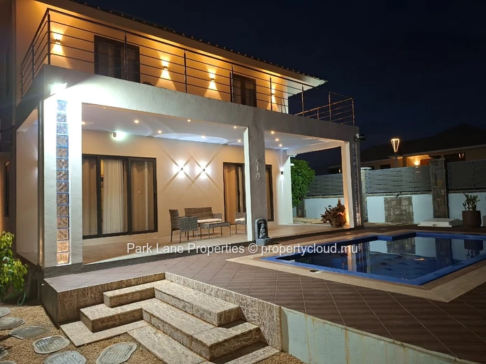 Modern 4-Bedroom Villa with Pool in Secure Residence
